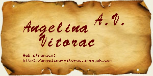 Angelina Vitorac vizit kartica